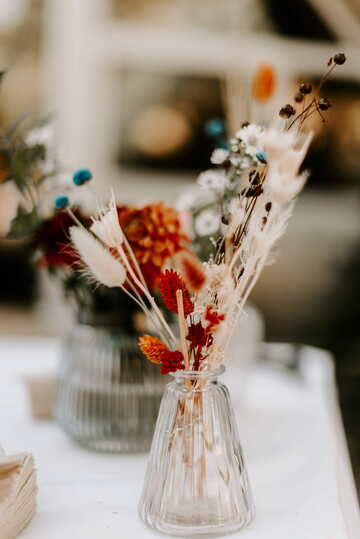 Créations de fleurs séchées pour votre mariage proche de Montpellier