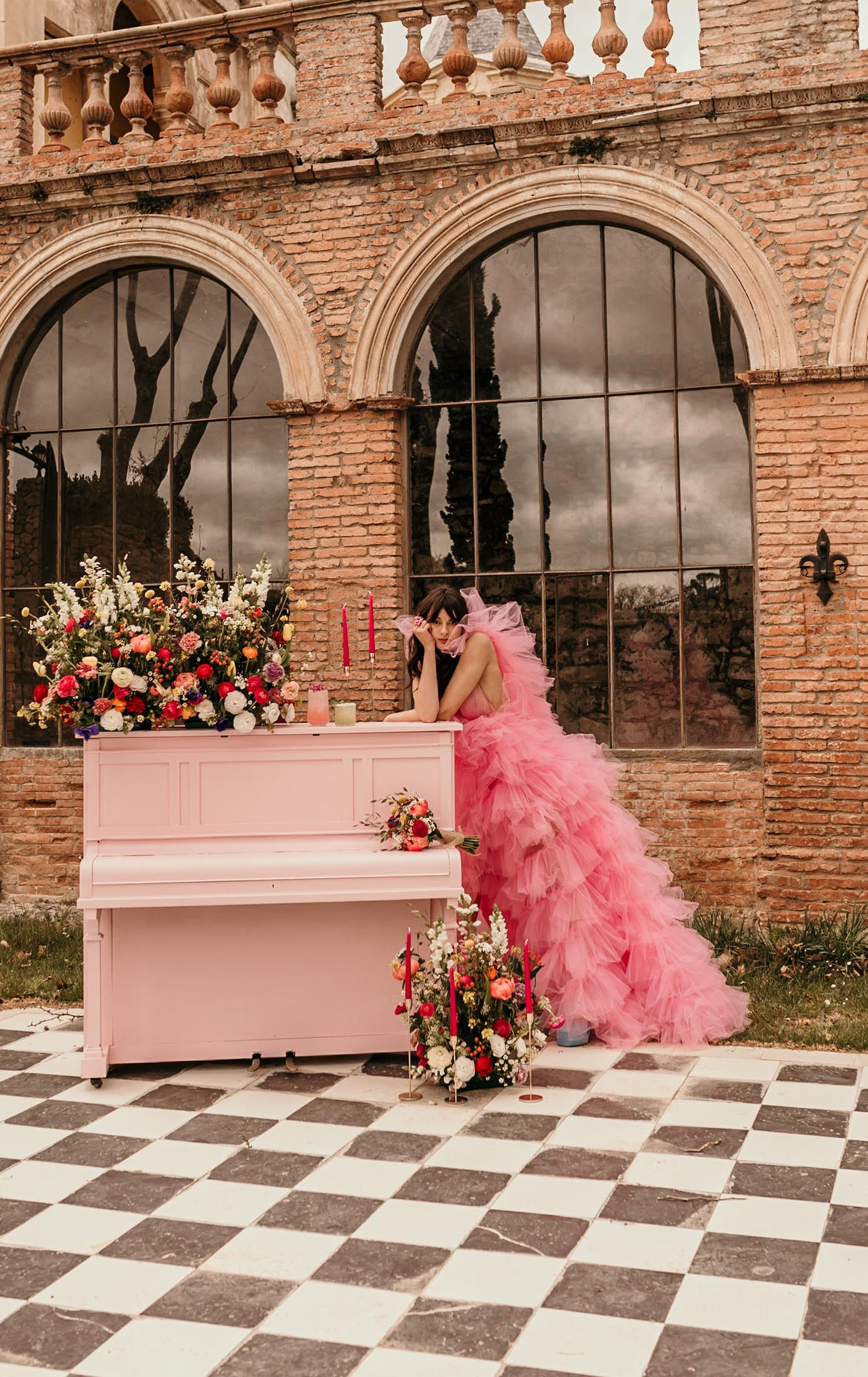 Shooting Photo - Crazy in Love - Chateau de Sainte-Cécile à Saint-Thibéry