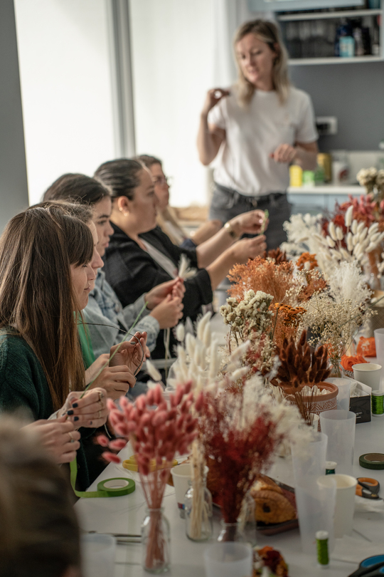 Atelier Fleurs séchées - Accessoires de mariage en terre cuite