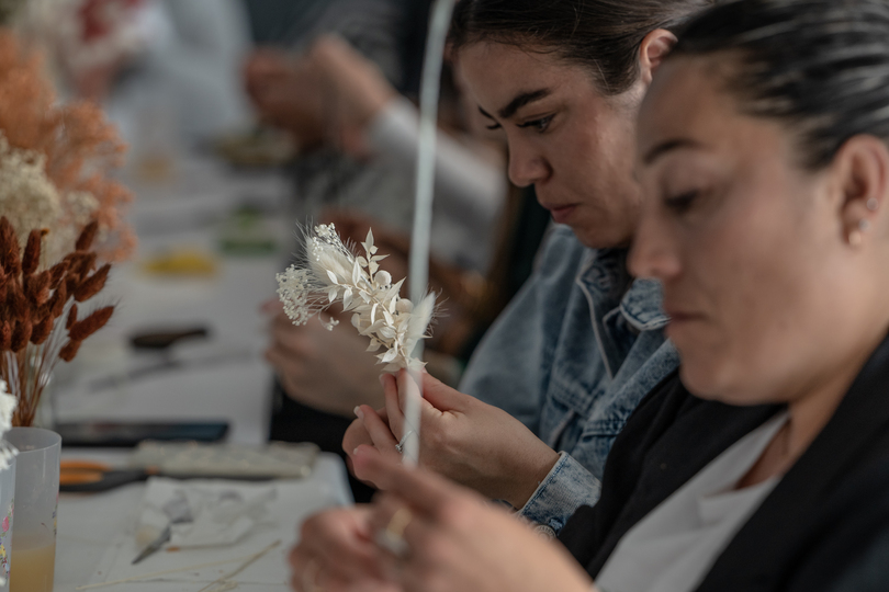 Atelier Fleurs séchées - Accessoires de mariage en terre cuite