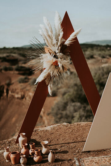 Séance photo fleurs séchées au Canyon Du Diable sur Terre Rouge