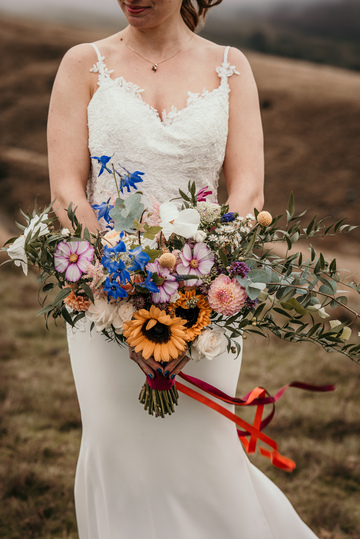 Un mariage coloré et joyeux en Angleterre