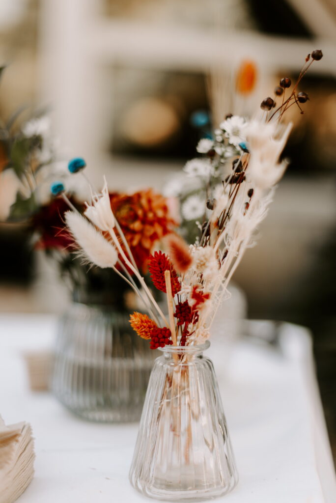 Créations de fleurs séchées pour entreprises