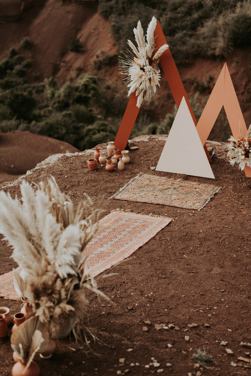 Création de fleurs séchées pour mariage