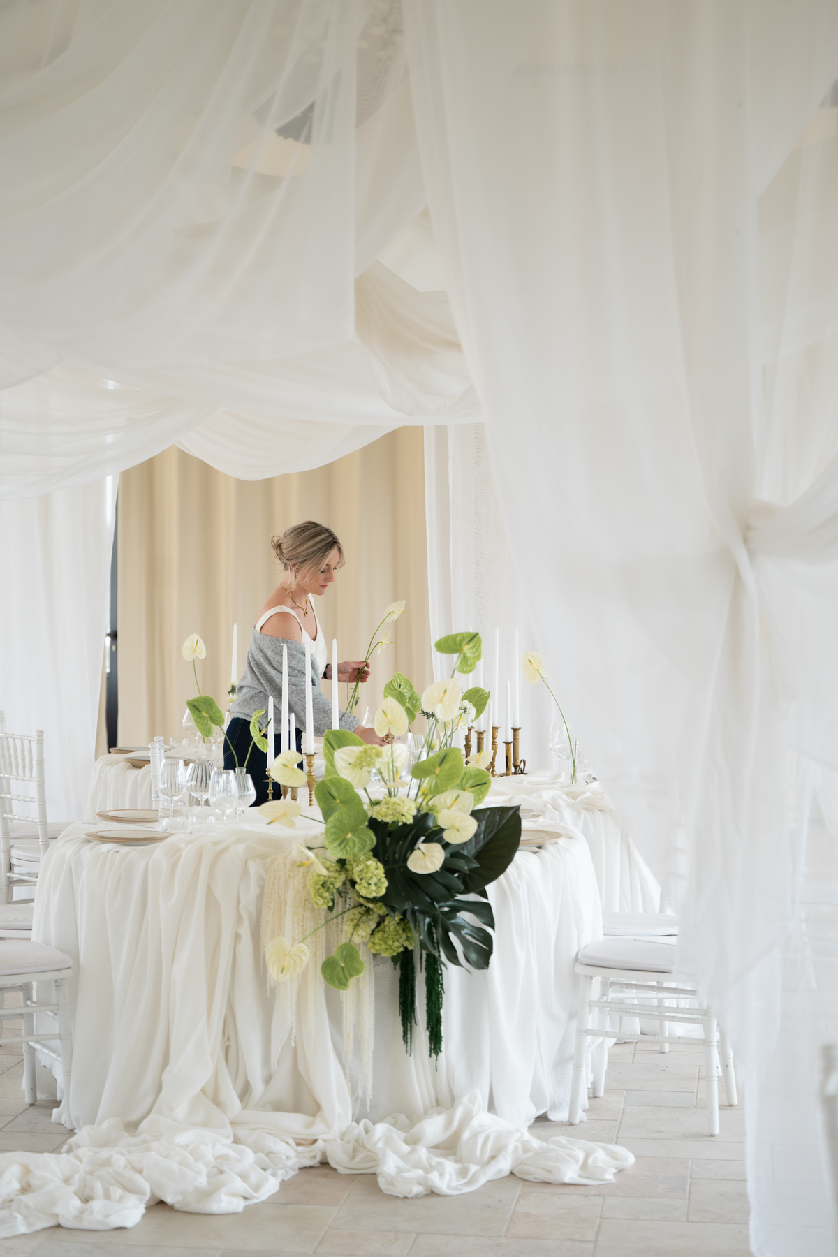 Séance photo de fleurs au Domaine Puech Haut