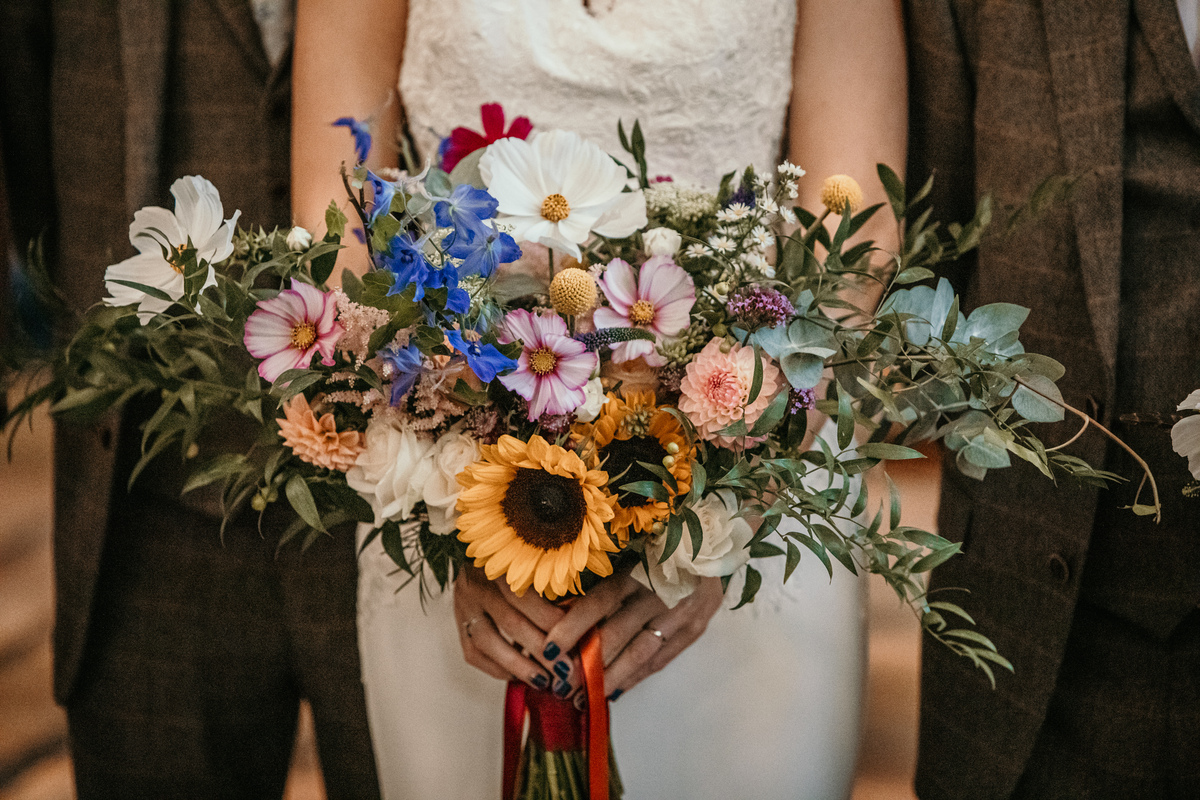 Un mariage coloré et joyeux en Angleterre